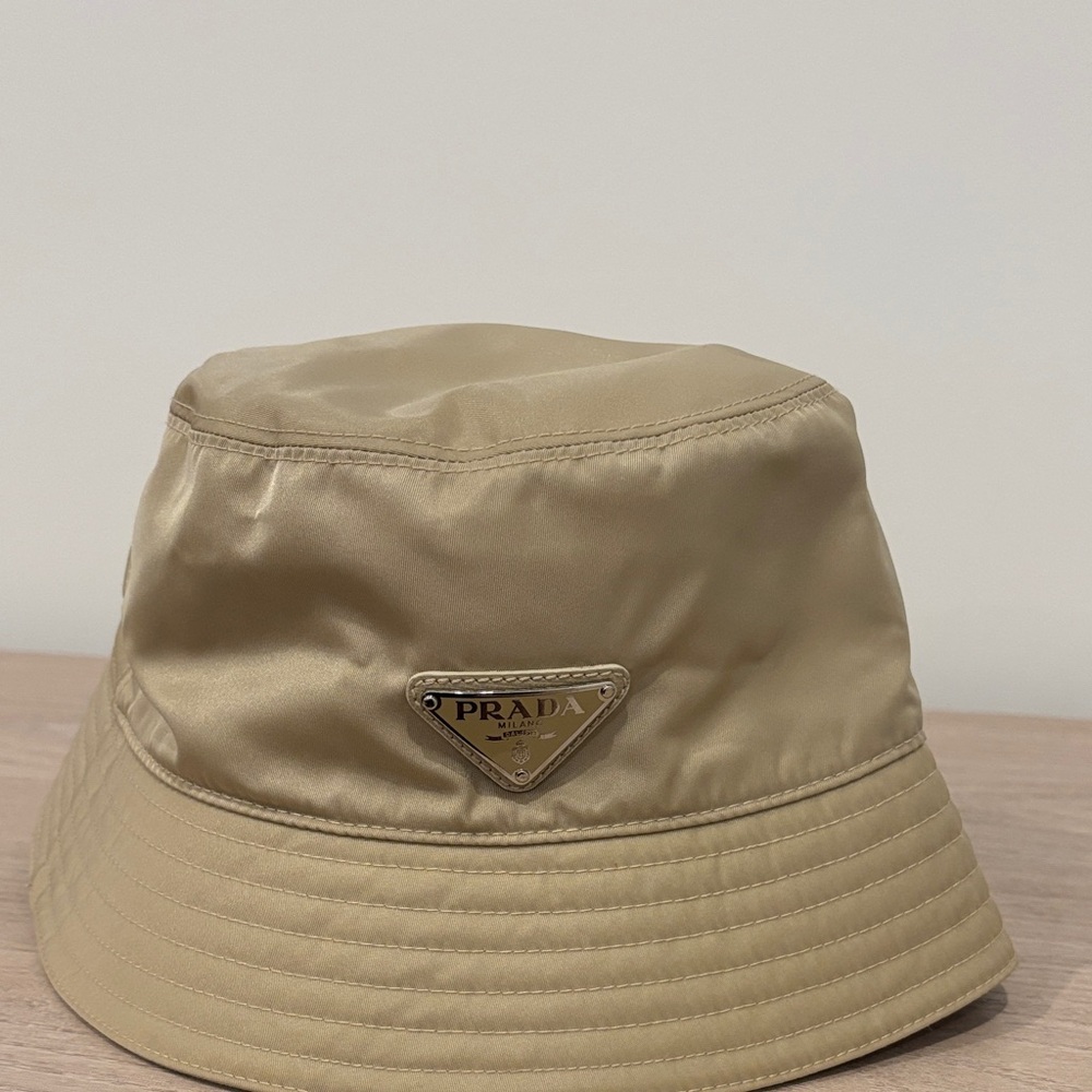 Prada Beige Bucket Hat